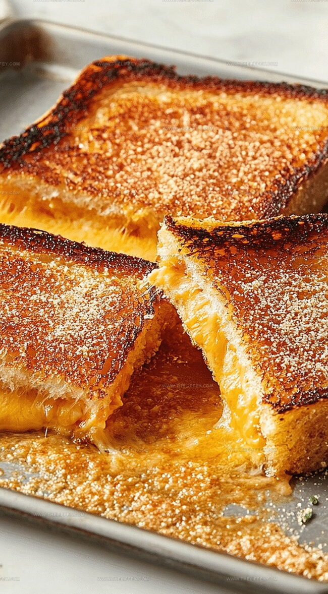 Tips For Crispy Sheet Pan Oven Grilled Cheese
