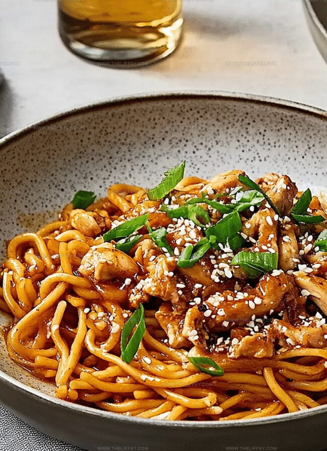 Honey Garlic Chicken Noodles Twist Options