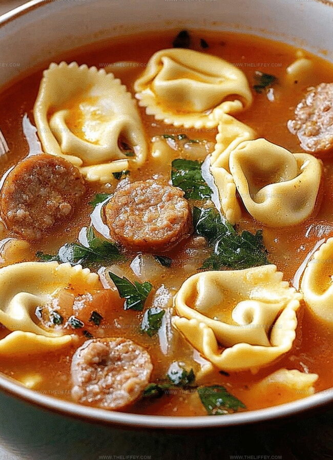 Variations on Sausage Tortellini Soup