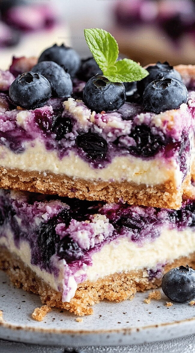 Blueberry Cream Cheese Bars Overview
