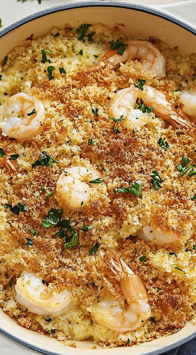 Helpful Notes for Crispy Topping and Tender Shrimp
