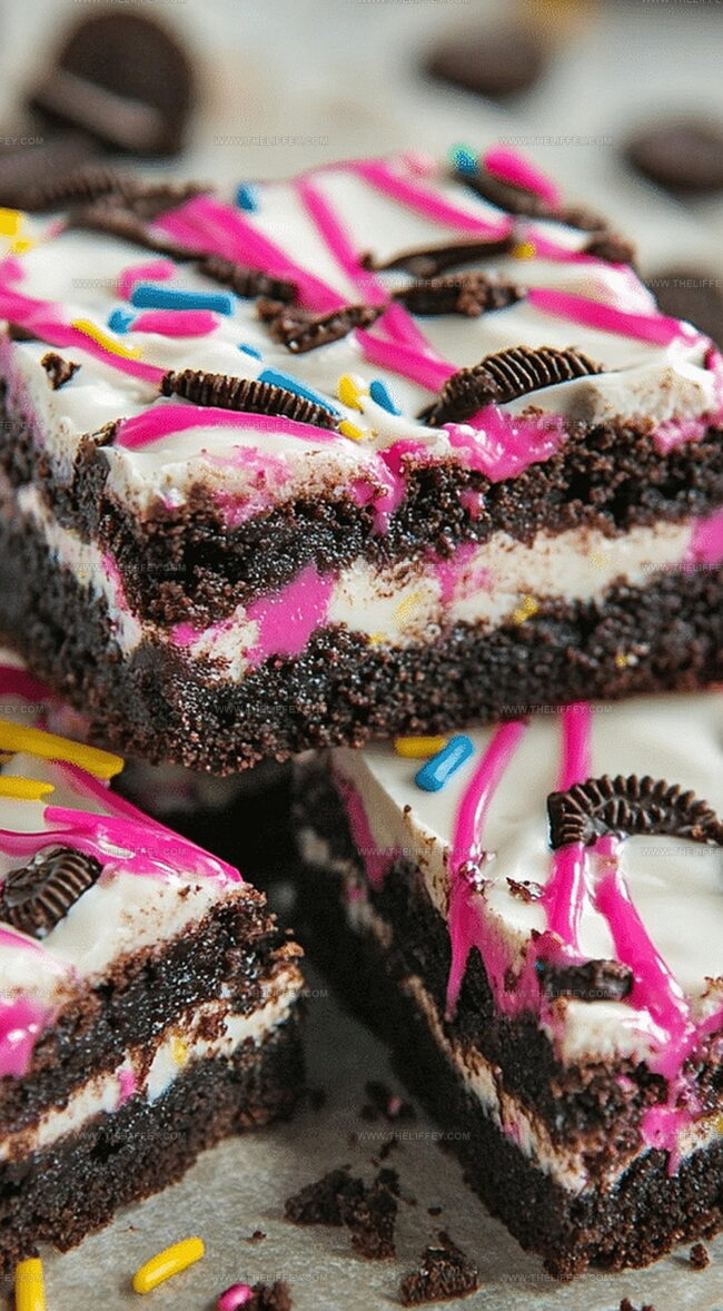 Decadent Birthday Cake Oreo Fudge Brownies to Impress