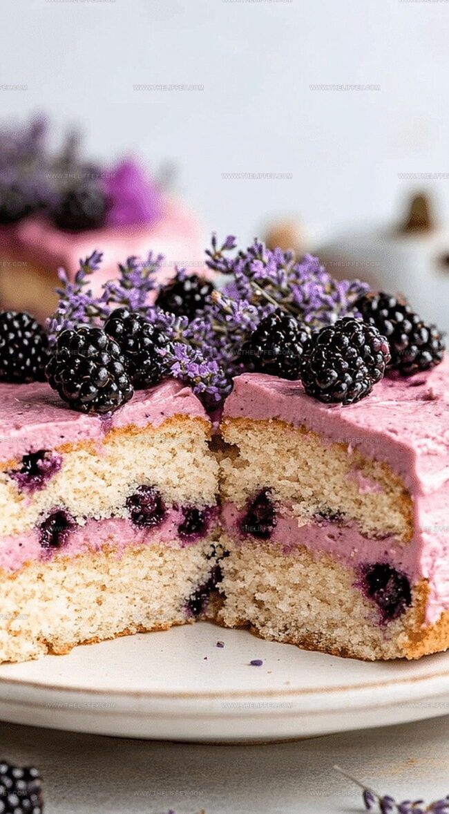 Blackberry Lavender Cake That Delights