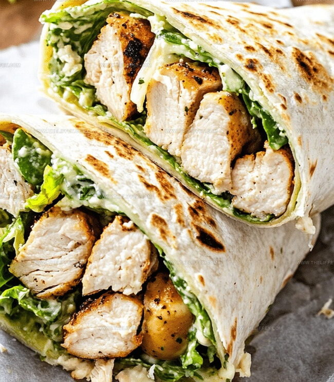 Flavor Variations for Chicken Caesar Wrap