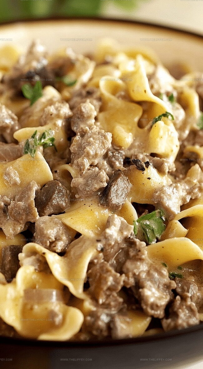 Why Ground Beef Stroganoff Wins Hearts