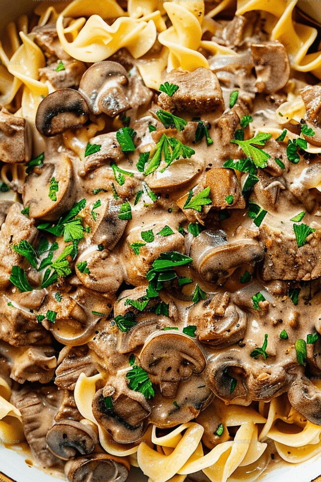 Simple Beef Stroganoff Full of Classic Flavor