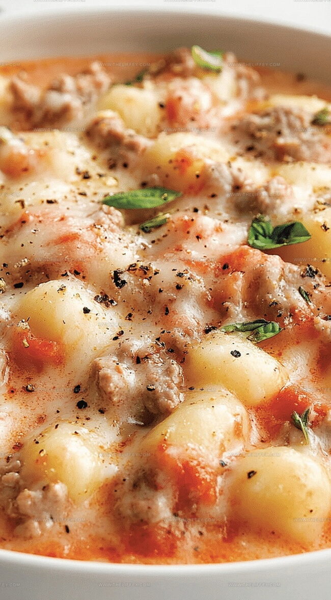 Ground Beef Gnocchi Flavor Highlights