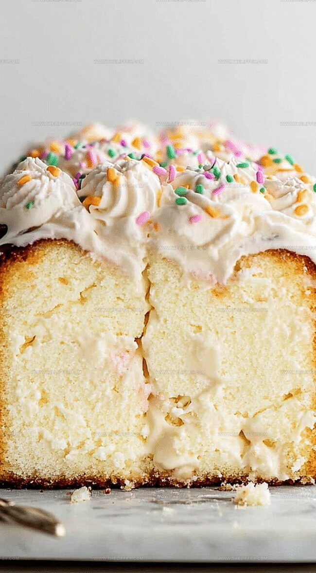 Ice Cream Loaf Cake Delight