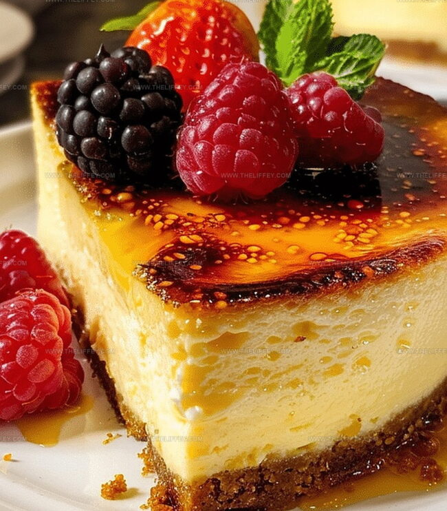 Pro Secrets for Creme Brulee Cheesecake