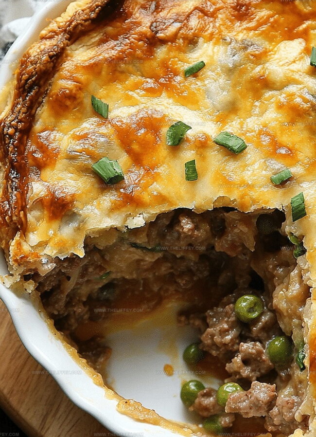 Variations on Italian Beef and Sausage Pie