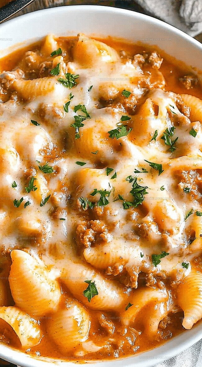 Making Creamy Beef and Shells Turn Out Just Right