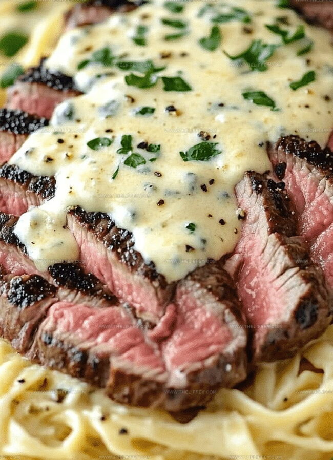 Flavor Variations for Steak Alfredo Dish