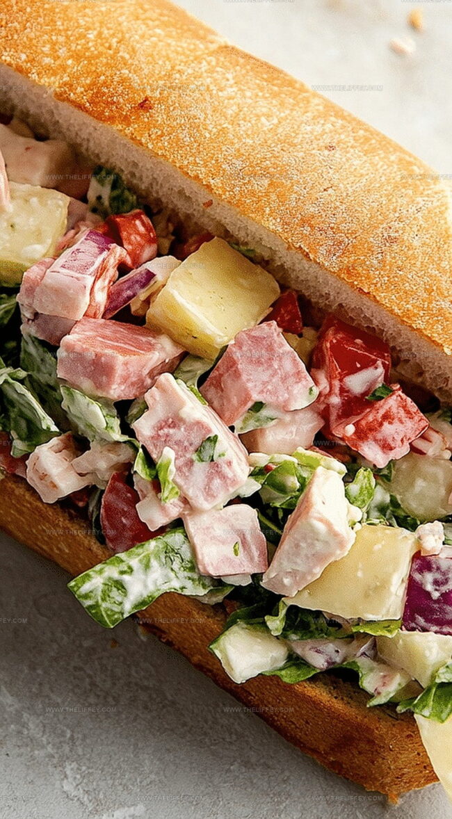 Tips for Italian Chopped Salad Sandwich