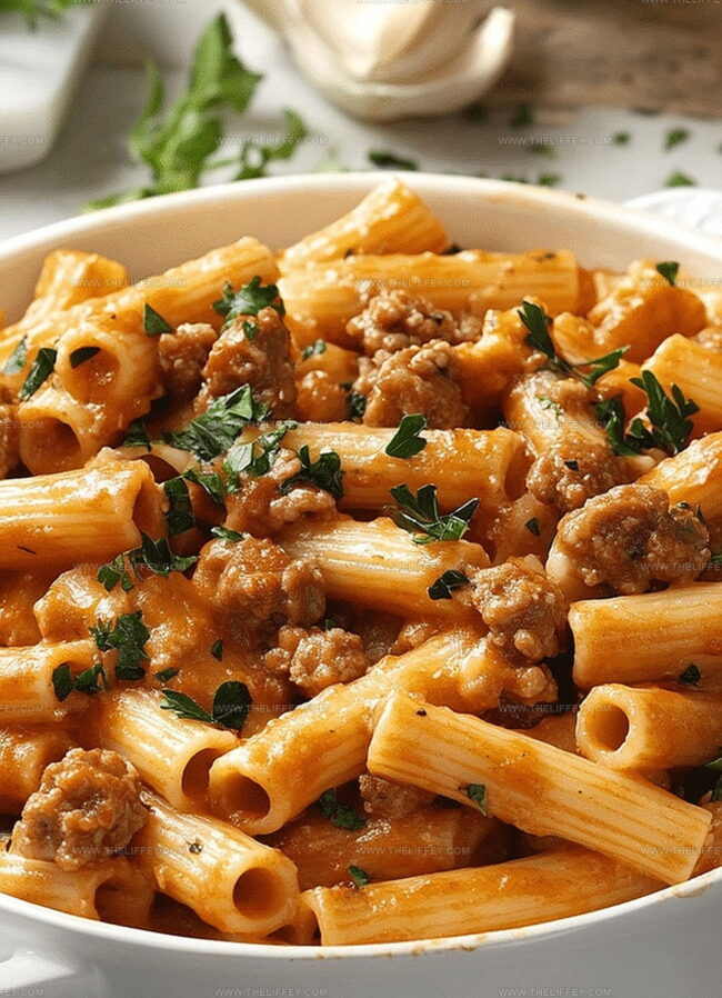 Flavor Variations for Sausage Rigatoni