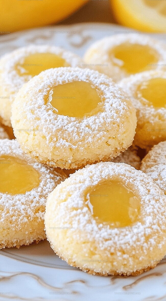 Lemon Thumbprint Cookies Bursting With Flavor