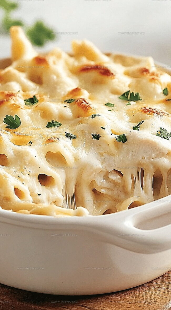 Classic Chicken Alfredo Casserole Full Of Comfort