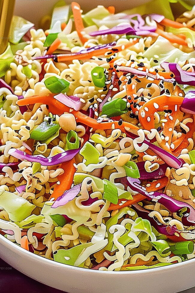 Ramen Noodle Salad That’s Crunchy and Flavorful