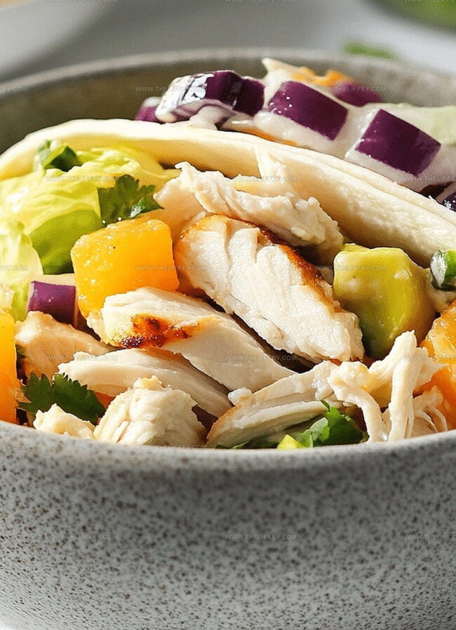 Variation Options for Asian Chicken Salad Wrap