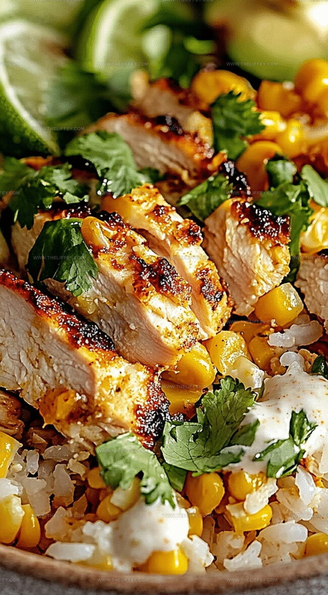 Tips to Nail Street Corn Chicken Rice Bowl