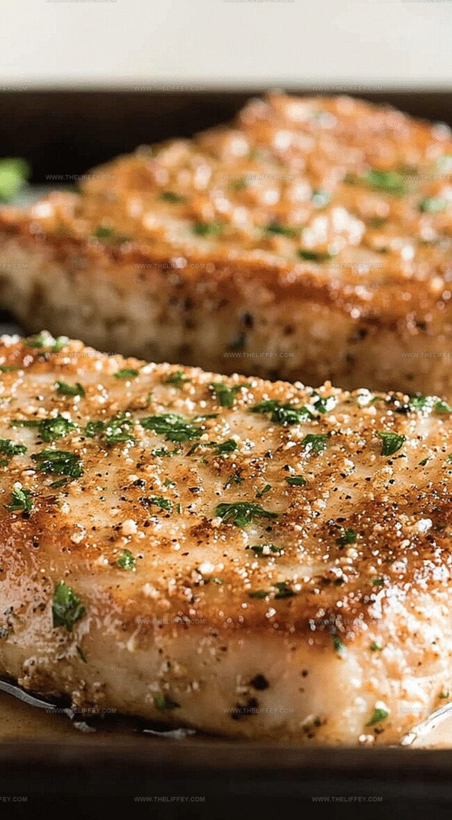 Garlic Parmesan Pork Chops Bursting With Flavor