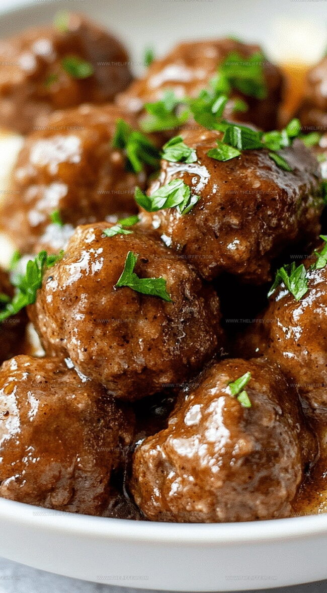 Savory Beefy Onion Crockpot Meatballs Breakdown