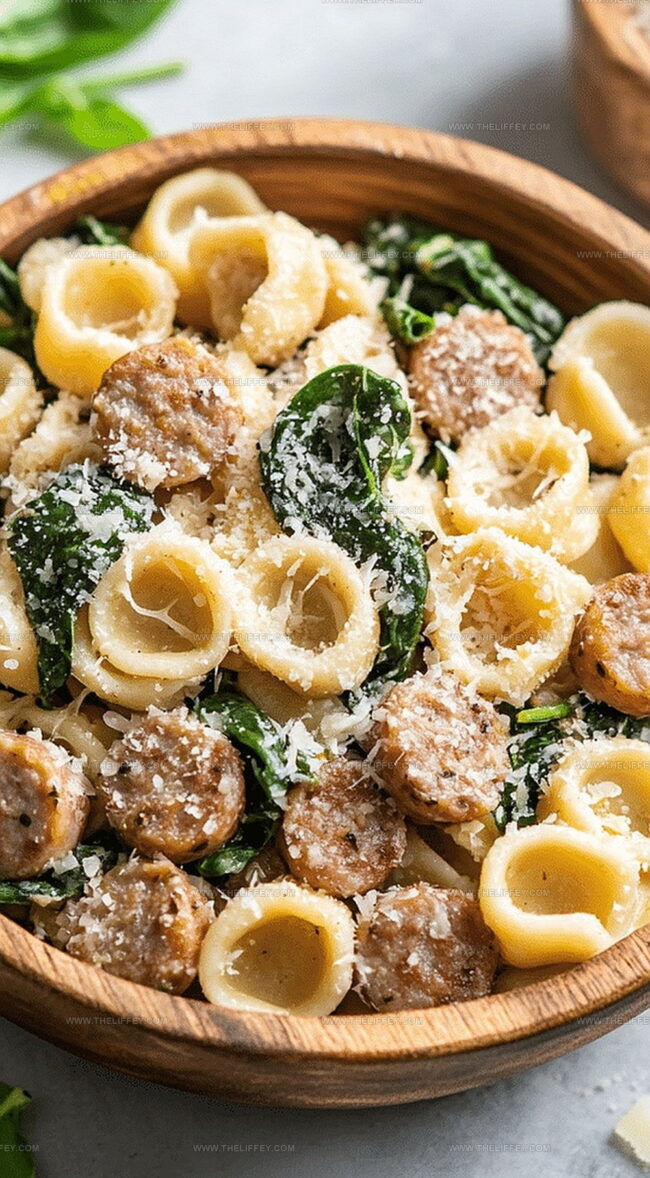 Tips for Orecchiette Sausage and Spinach Pasta