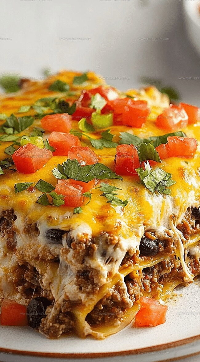 Mexican Lasagna Bursting With Flavor