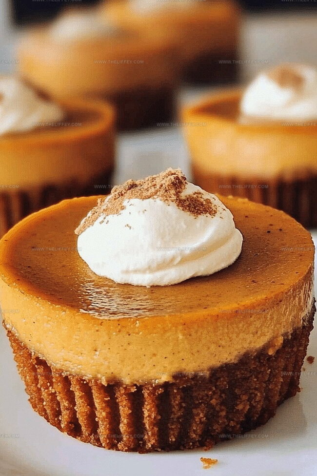 Healthy Pumpkin Cheesecakes Overview