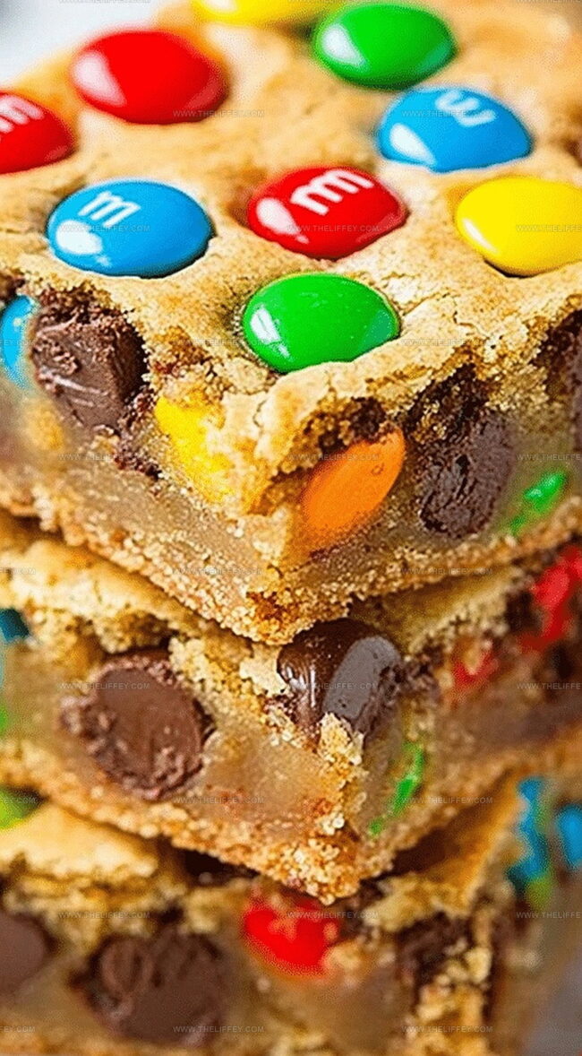 M&M Cookie Bars That Bring Joy
