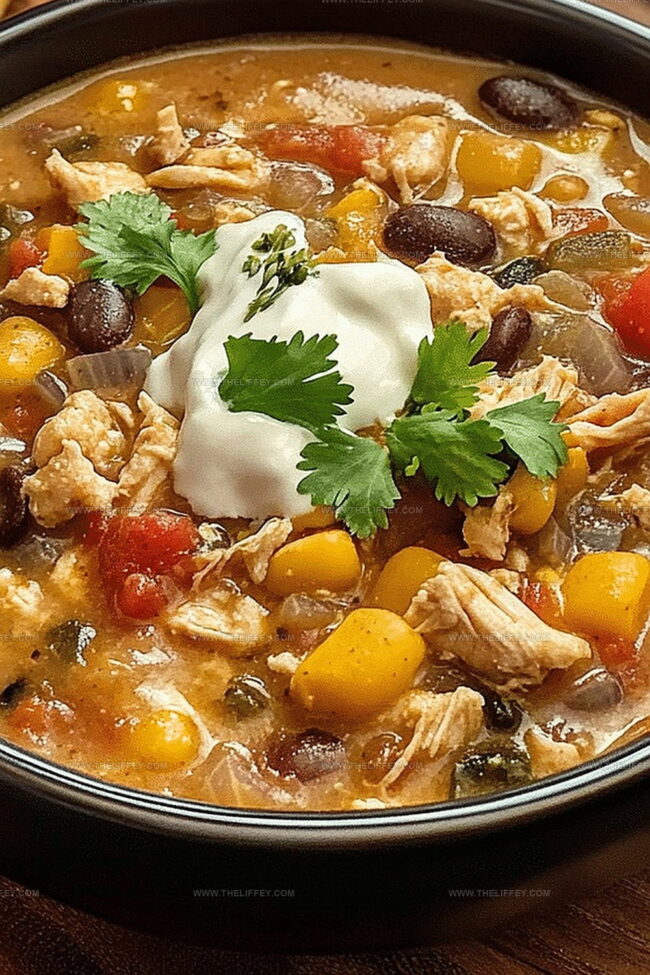 Southwest White Chicken Chili with a Spicy Kick