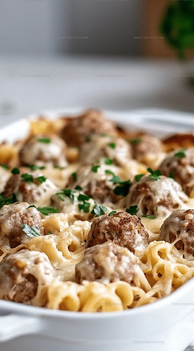Comforting Swedish Meatball Casserole