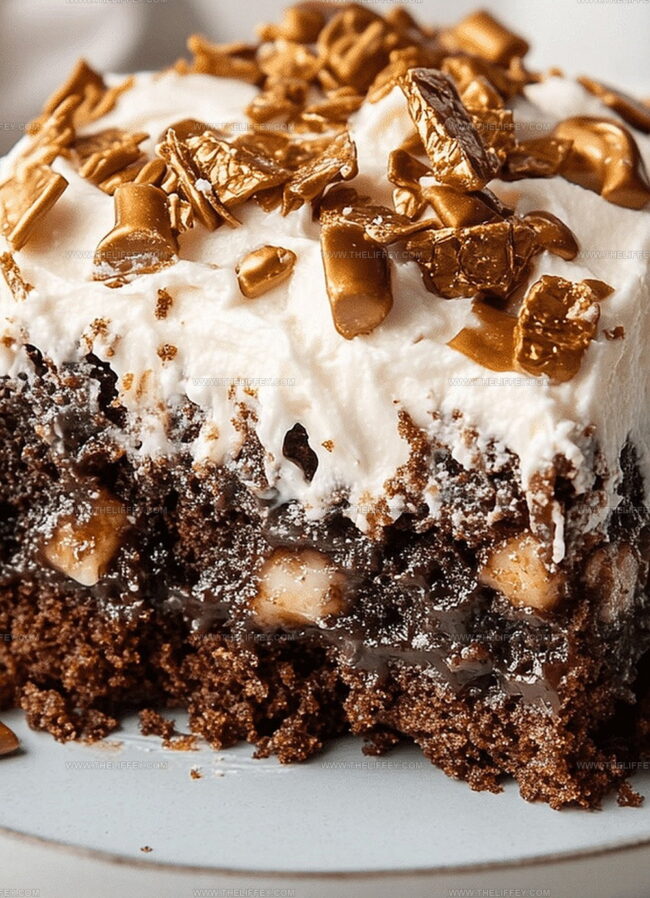 How To Create The Perfect Heath Bar Poke Cake