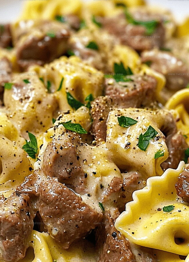 Flavor Variations for Cheesesteak Tortellini