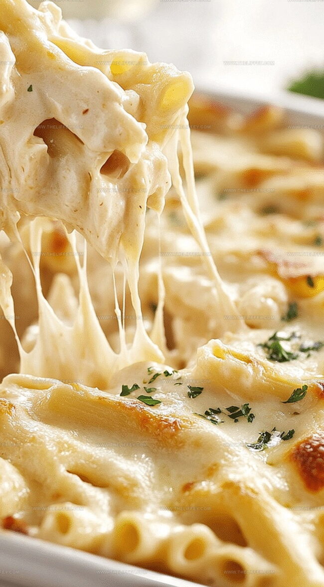 Chicken Alfredo Casserole Full Of Flavor
