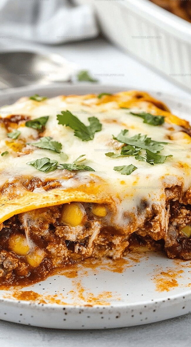 Beef Enchilada Casserole with Corn Tortillas Breakdown
