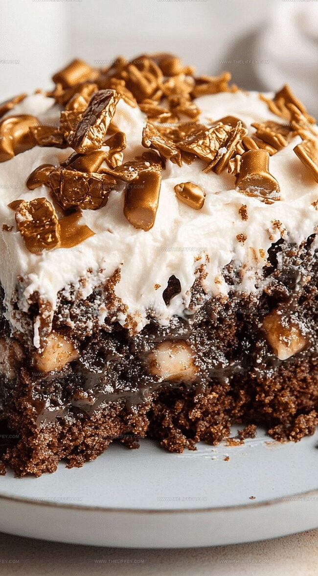 What Makes Heath Bar Poke Cake So Irresistible