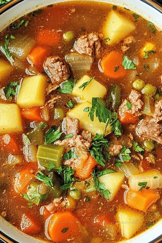 Why Mom’s Old-Fashioned Vegetable Beef Soup Is a Classic