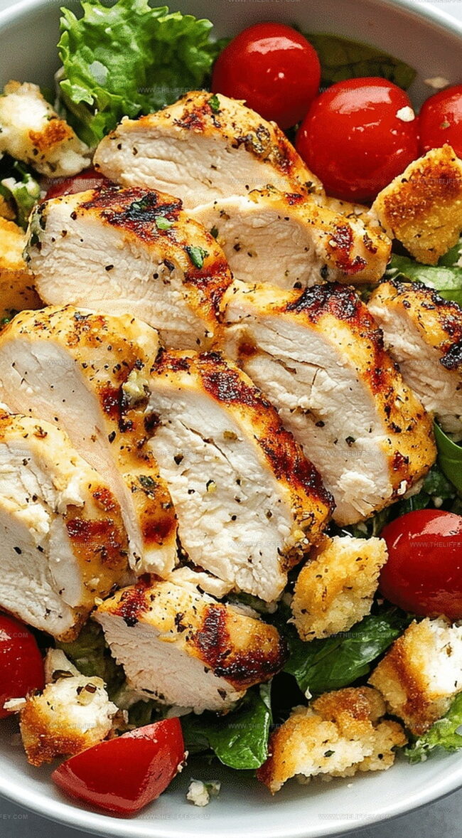 Baked Marinated Chicken Salad Full of Fresh Flavors