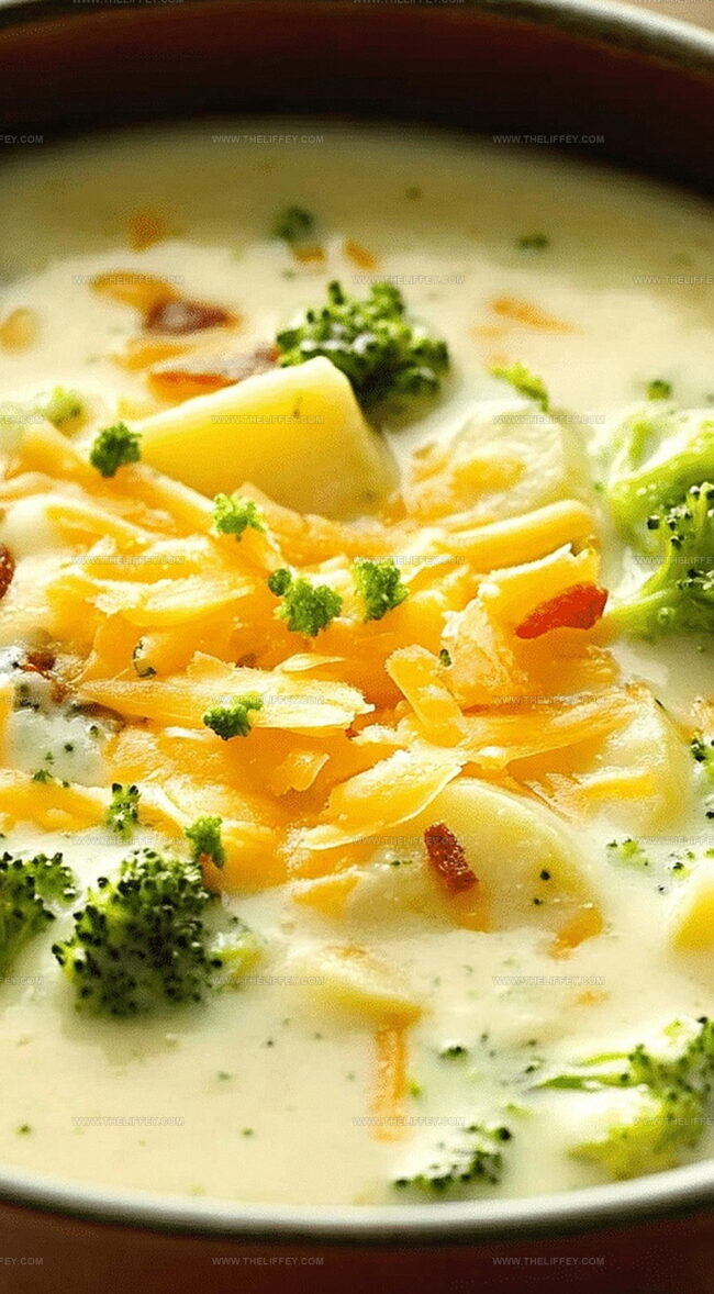 Cheddar Broccoli Potato Soup Features