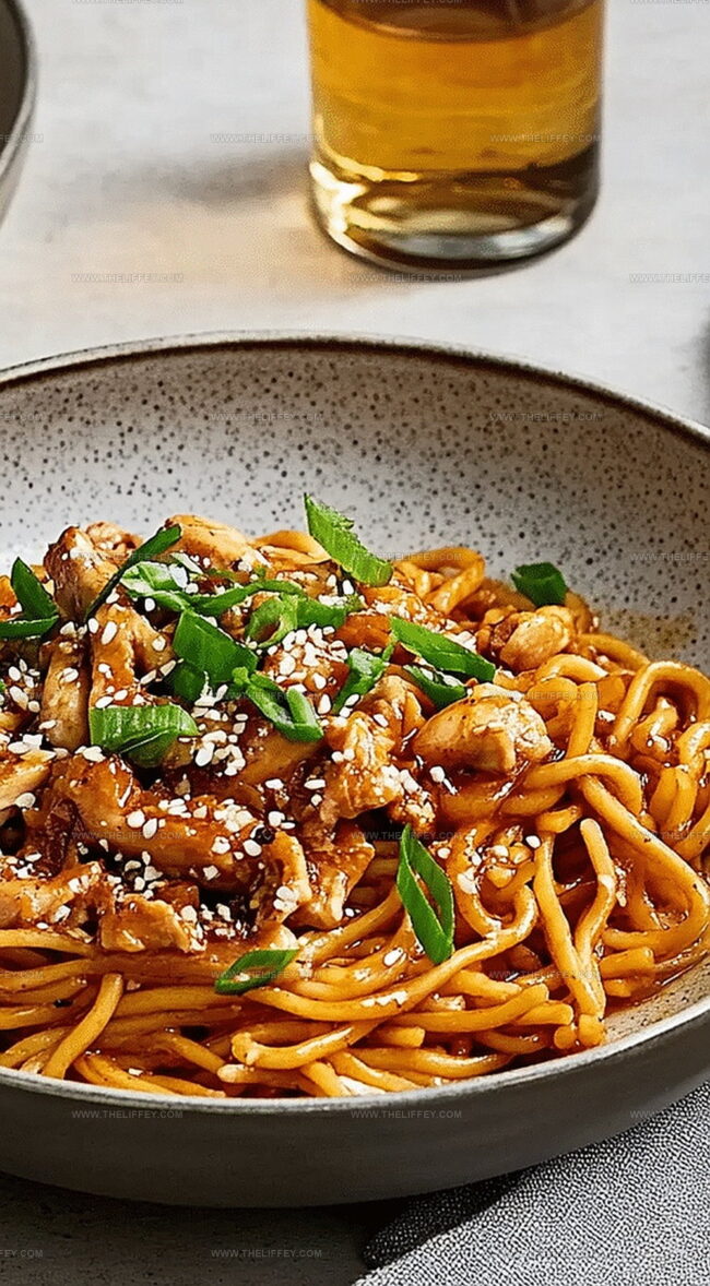 Notes on Honey Garlic Chicken Noodles