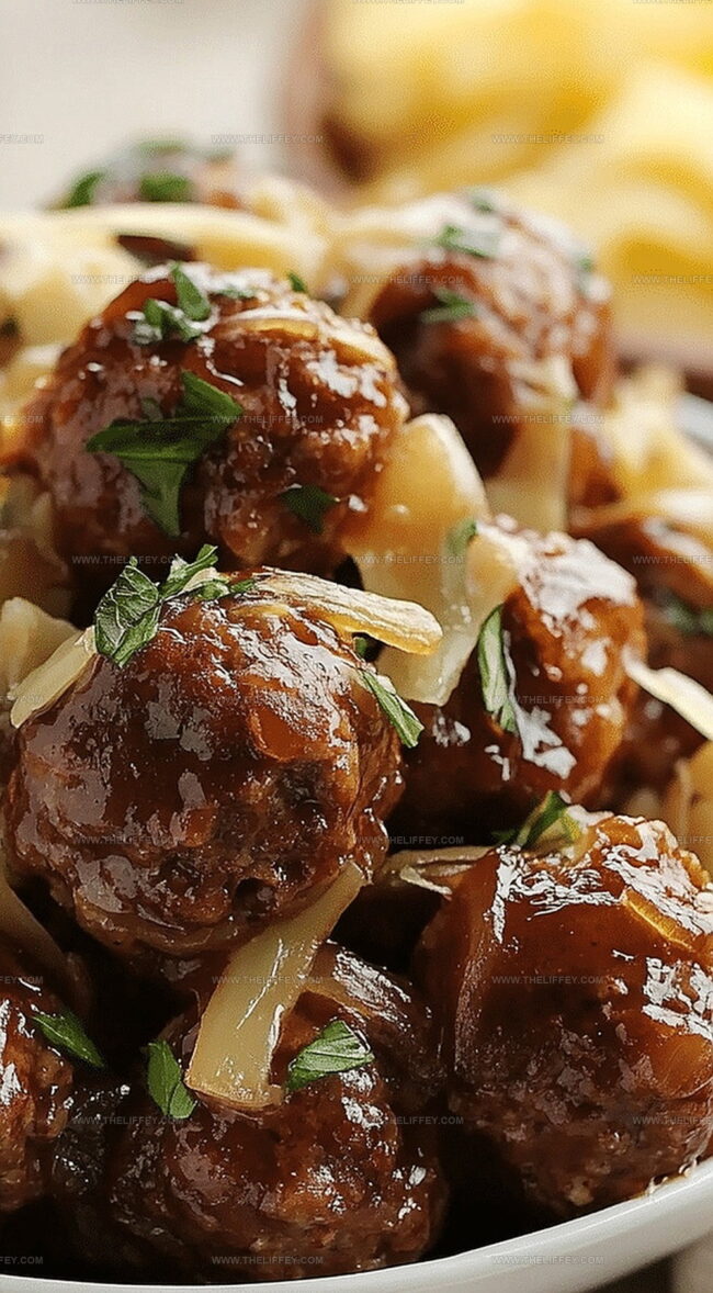 Why Crockpot French Onion Meatballs Impress
