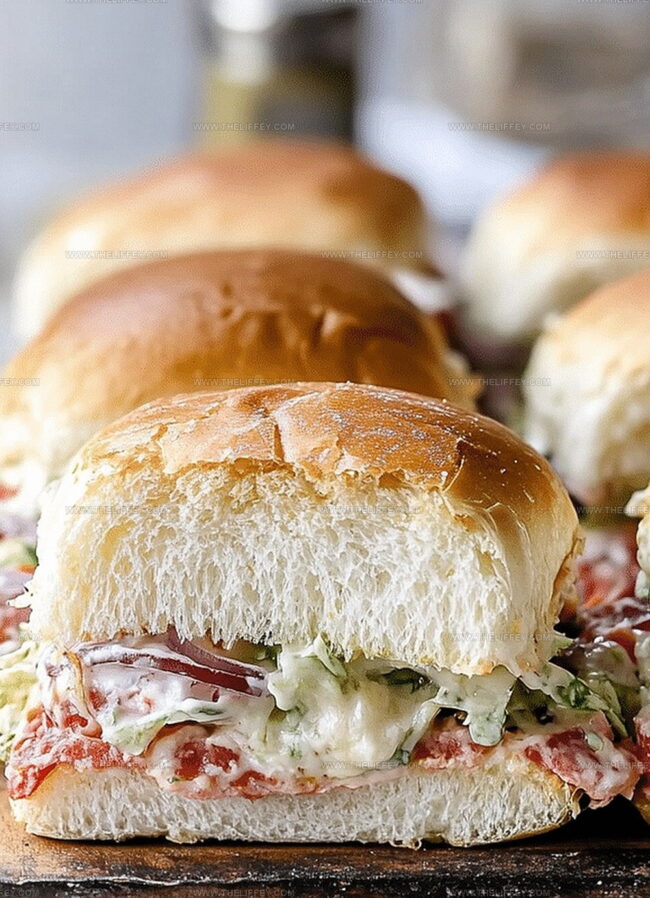Flavor Twists on Italian Sliders