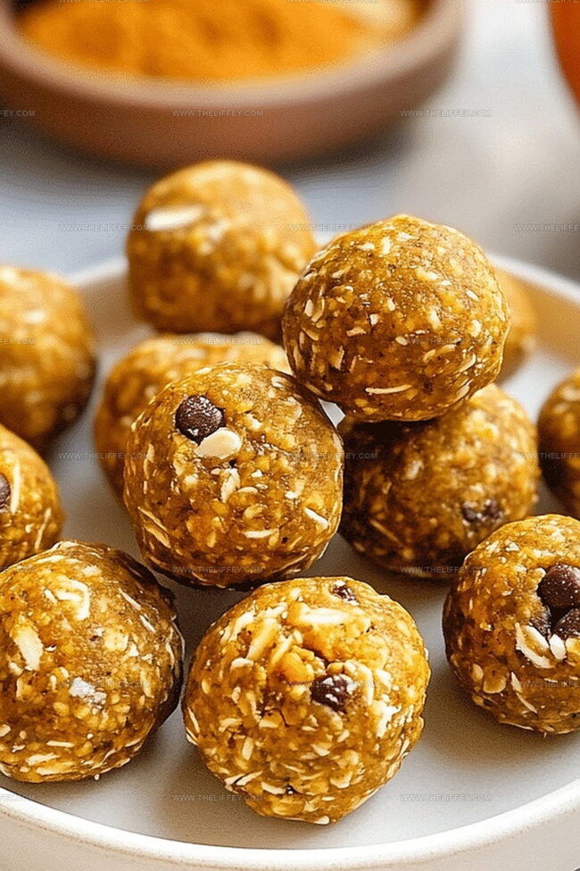 No-Bake Pumpkin Pie Energy Balls That Energize