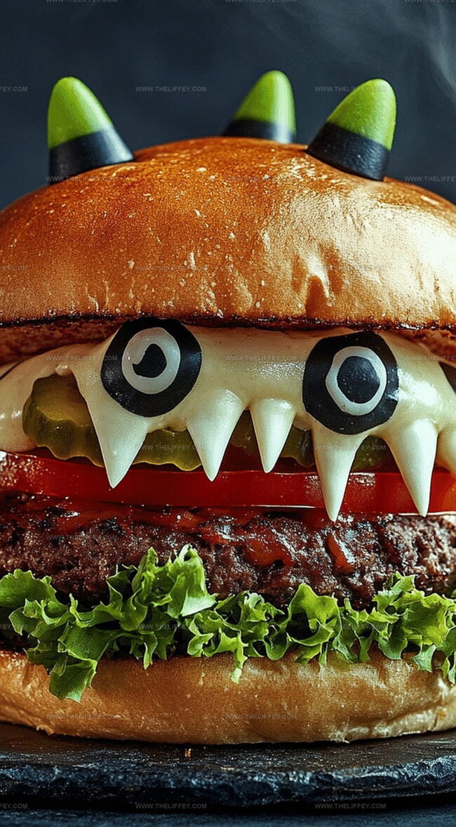 Halloween Monster Burgers: A Fun Party Staple