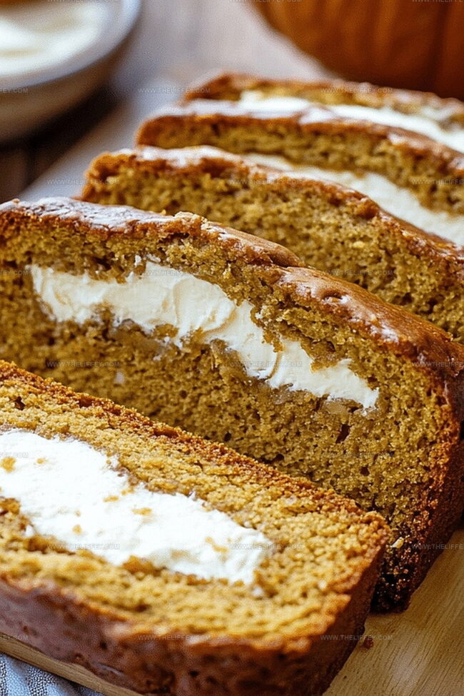 Cream Cheese Filled Pumpkin Bread Recipe