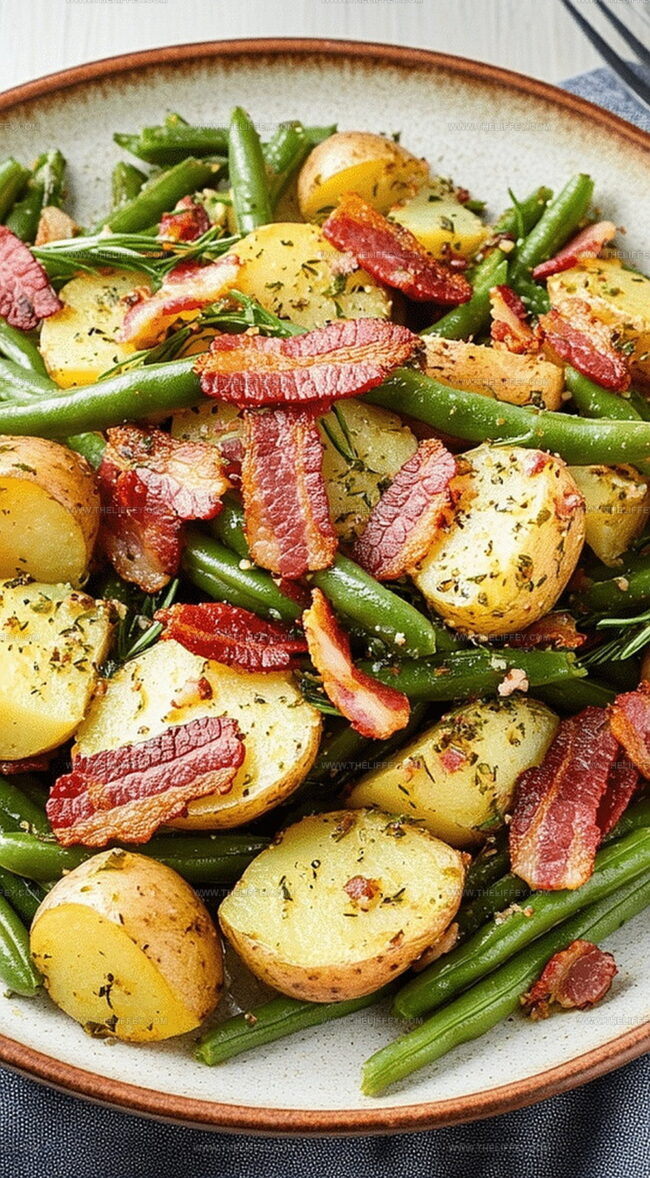 Country Ranch Green Beans and Potatoes with Bacon Flavor