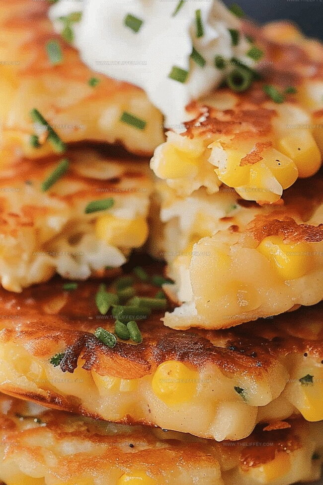 Cheesy Corn Fritters That Are Crispy and Delicious