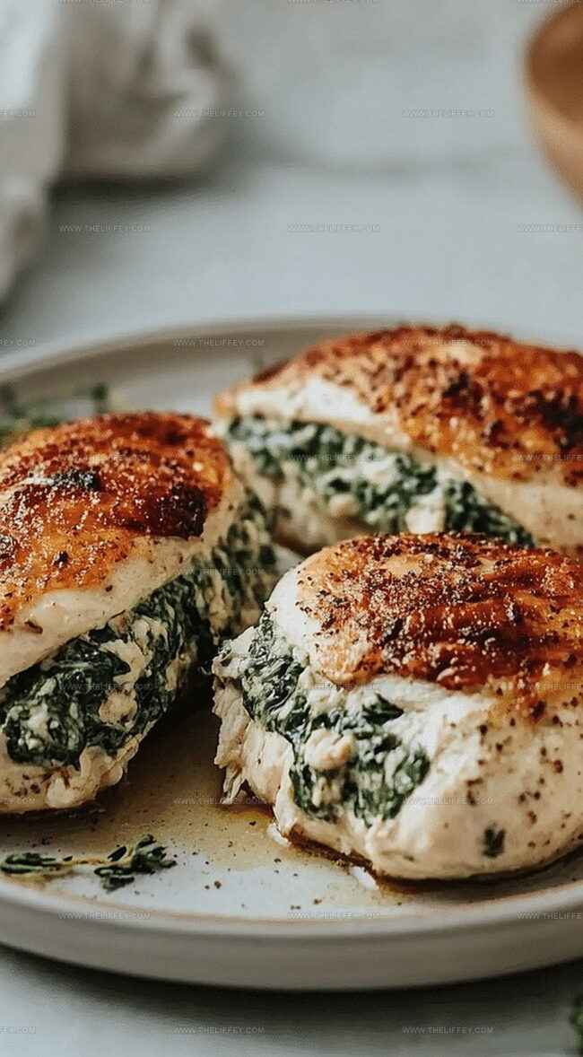 Spinach Stuffed Chicken Breast Full Of Fresh Flavor