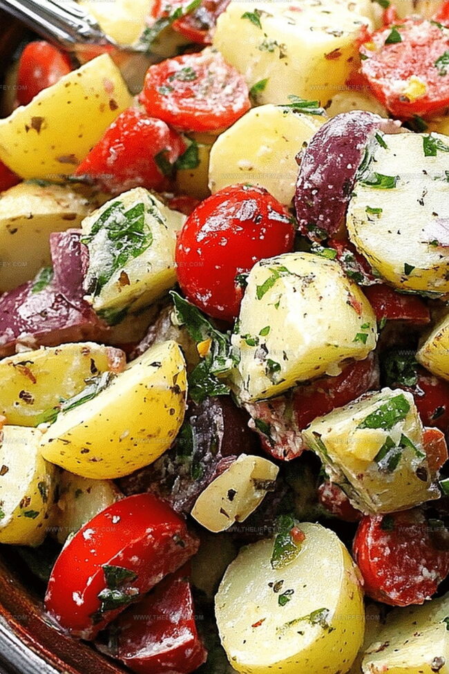 Bold and Zesty Antipasto Potato Salad Recipe
