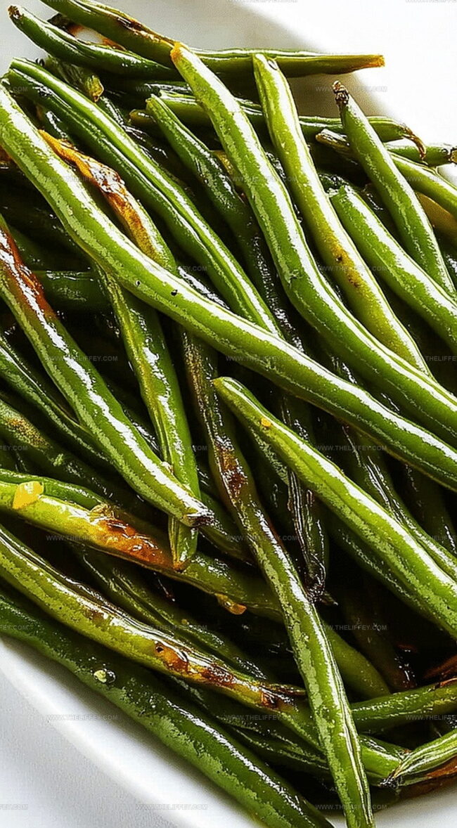Roasted Green Beans with a Crunch